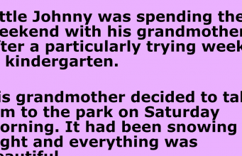 Little Johnny And His Grandma