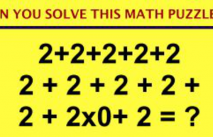 Can You Get The Right Answer for this tricky math riddle?