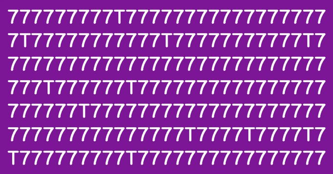 Only a few get it right – but can you find all the T’s in less than 10 seconds?