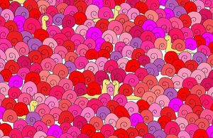 Find the love heart among the snails in less than 20 seconds?