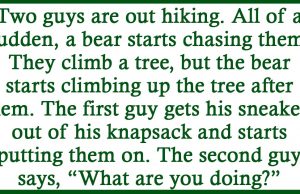 Saving His Own Life.