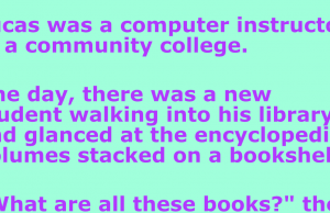 Lucas was a computer instructor at a community college