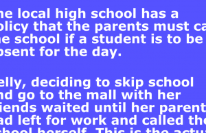 A Little Kelly makes a phone call