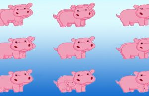 How Many Hippos Do You See In This Picture?