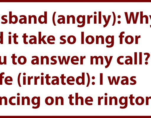 Wife Dancing on Ringtone.