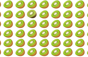 Are you lucky enough to find the odd Kiwi in this brainteaser?