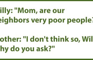 Are our neighbors very poor people?
