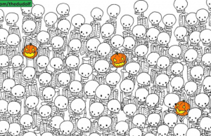 How Quickly can you Spot the GHOST among the skeletons?