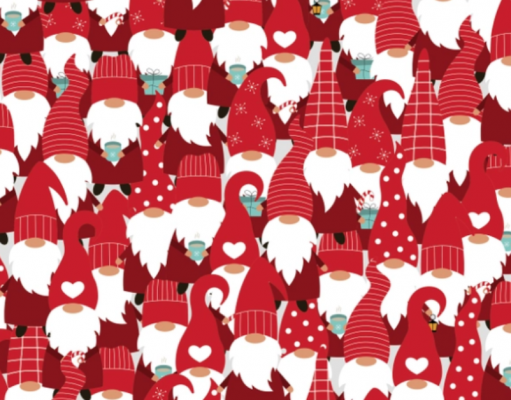 How fast can you find the Christmas gonk without a nose?