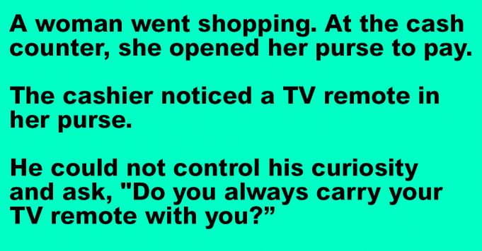 A Woman Went Shopping.