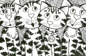 Find Carrot, Heart, Crayon, Fish, Pencil and Ring.