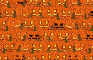 Can YOU find the pumpkins don’t have teeth among other pumpkins?