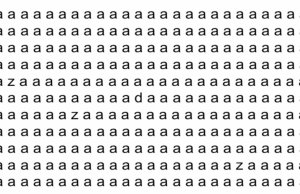 Not Many Can Find All The Odd Letters In Under 10 Seconds