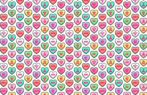 Valentine’s Day brainteaser: spot the word ‘love’ hidden among the sweets