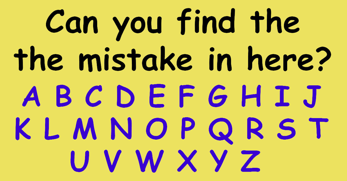 Find the mistake in each