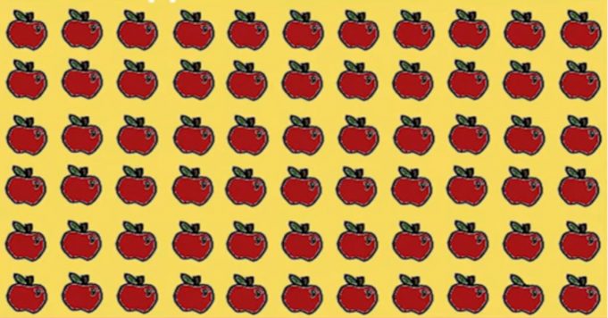 Can you spot all the odd fruits in less than 40 seconds?