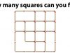 How many squares are there in this puzzle? Not many people can figure the real answer