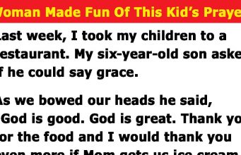 Woman Made Fun Of This Kid’s Prayer