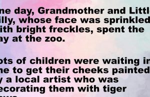 Little Billy and his grandmother spent a day at the zoo.
