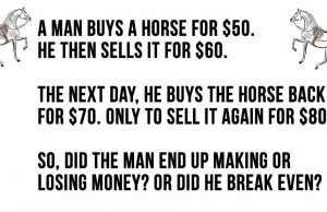 Most People Can’t Solve This Horse Riddle – Can You?