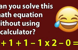 Can you solve this tricky math problem using nothing but regular school math?