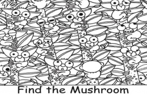 Can you Spot the Mushroom in this brainteaser?