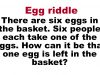 can you solve this egg riddle in less than 5 minutes?