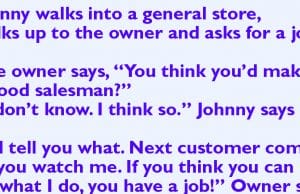 Johnny Looking For A New Job