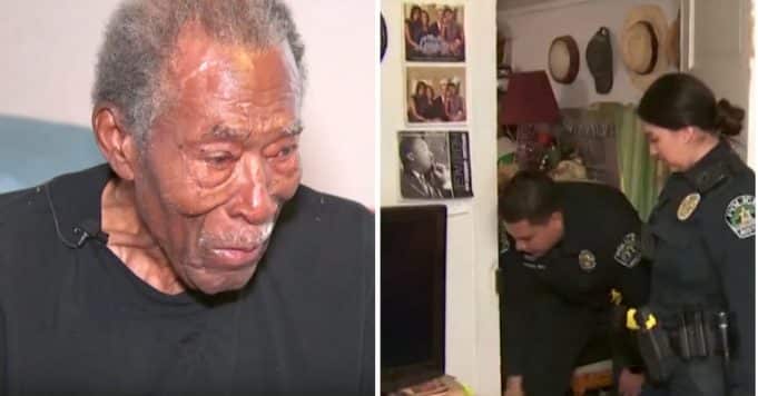 92-year-old calls cops on thief, but when they report to scene they can’t ignore distressing sight in his home