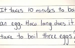 How long does it take to boil 3 eggs?