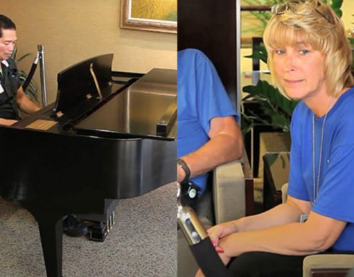 Kind Hospital Janitor Using His 15 Minute Break To Play Piano To Calm Worried Patients.