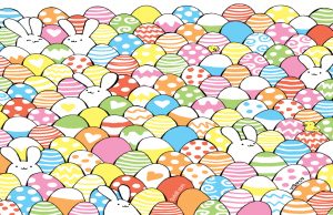 Can You find THREE WHITE EGGS in this brainteaser?