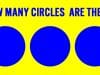 Very few people can do it: How many circles are there?