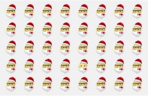 Can you find the odd Santas Claus in less than 2 minutes?