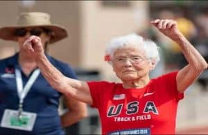 Great-grandmother, 105, breaks world record for fastest 100-meter run at US Senior Games