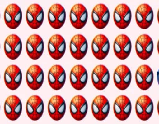 Can you spot the odd Spider – man mask in this pic?