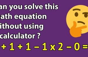Most adults get it wrong: Can you solve this equation in your head?
