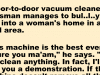 A vacuum salesman and a rural woman