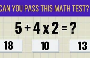 Just 1 In 10 People Can Pass This Math Test. Can You?