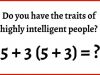 Only A Few People Can Solve This Math Test.