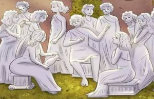 Only geniuses can find the human among these statues!