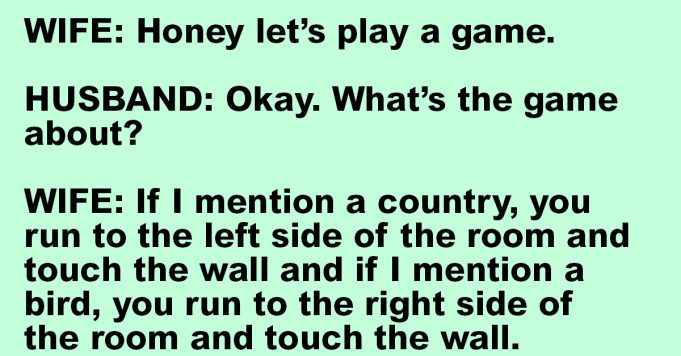 Husband And Wife Playing Game