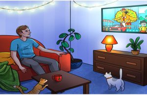 Can you spot the mistake in Living Room Picture within 5 secs?