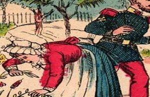 There’s a boy hiding in the picture