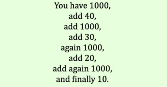 Test Your Math Skills. Simple Math Problem Keeps Stumping People.