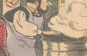 There is a man hidden in the picture, but only someone with sharp eyes can detect it.