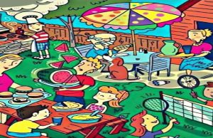 Find It Picture: Garden Party