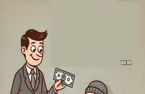 A man walks past a beggar and gives him $2 every day