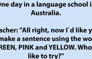 One day in a language school in Australia.