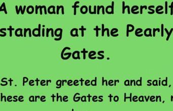 A woman is tested at the Gates of Heaven